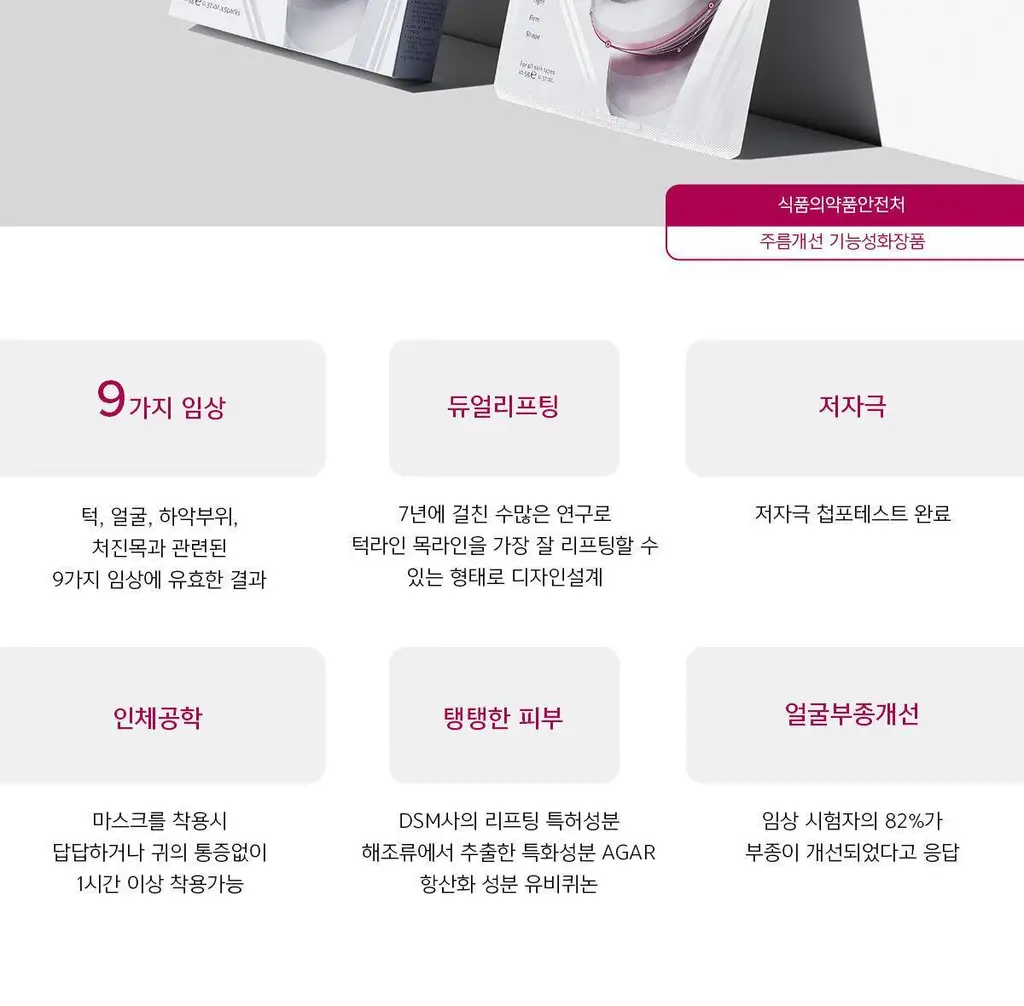 [브이라인/리프팅 패치] 아나시스 벨라컨투어 듀얼리프트마스크 5매 상세페이지 5